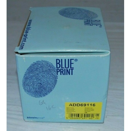 ADD69116 POMPA ACQUA BLUE PRINT PER DAIHATSU FEROZA, TERIOS