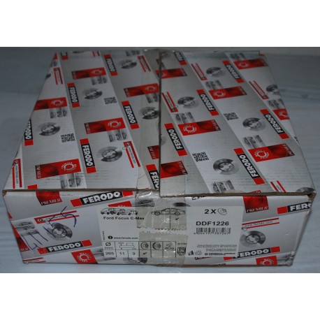 DDF1226 FERODO Disco freno COPPIA per FORD C-MAX, FOCUS