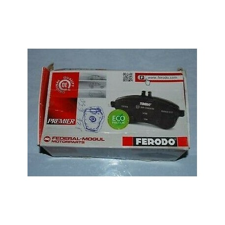 FDB1137 FERODO PREMIER ECO FRICTION KIT PASTIGLIE FRENO PER ALFA ROMEO 
