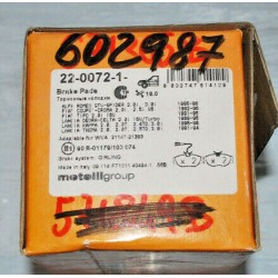 22-0072-1- IDIA METELLI KIT PASTIGLIE FRENO PER SPIDER CROMA TIPO DEDRA THEMA 