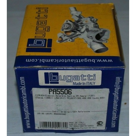 PA5506 POMPA ACQUA BUGATTI PER CITROEN XANTIA XARA, FIAT ULYSSE, PEUGEOT 306 406