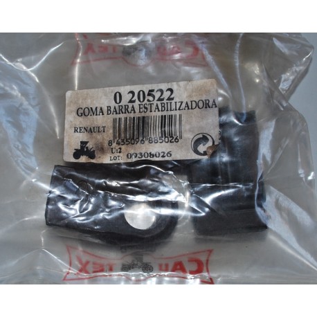 02.0522 CAUTEX 2x GOMMA BARRA STABILIZZ. PER RENAULT MEGANE II
