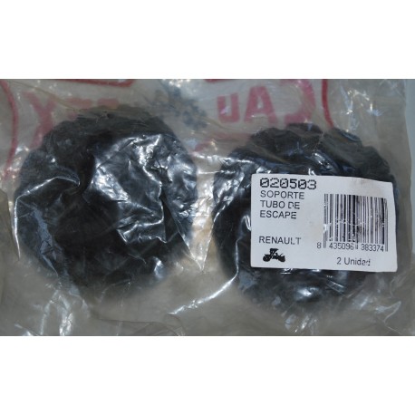 02.0503 CAUTEX 2x SUPPORTO SCARICO PER RENAULT MEGANE I SCENIC I