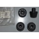 02.0500 CAUTEX 4x SUPPORTO RADIATORE PER RENAULT CLIO II KANGOO