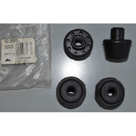 02.0500 CAUTEX 4x SUPPORTO RADIATORE PER RENAULT CLIO II KANGOO