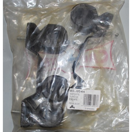 03.0544 CAUTEX 2x SUPPORTO MARMITTA PER PEUGEOT 206