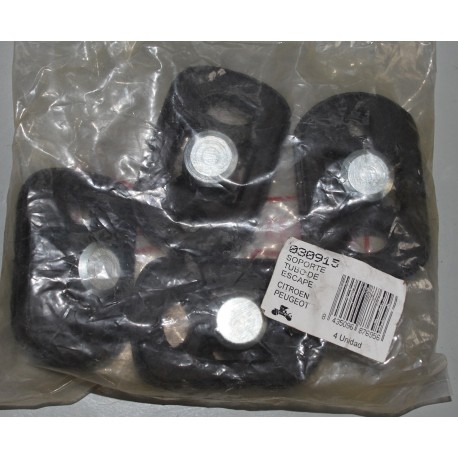 03.0915 CAUTEX 4x SUPPORTO SCARICO PER PEUGEOT 106 CITROEN SAXO