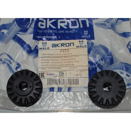 7273 AKRON MALO 2x SUPPORTO BRACCIO OSCILLANTE TAMPONE MASCHIO PERNO PER ALFA