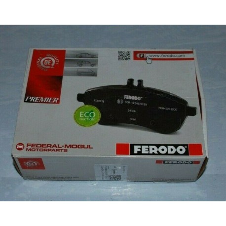 FDB1303 FERODO PREMIER ECO FRICTION KIT PASTIGLIE FRENO PER MERCEDES CLASSE A