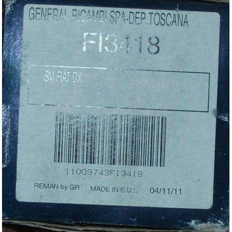 FI3418 GENERAL RICAMBI Semiasse anteriore Dx PER FIAT Grande Punto Punto Evo