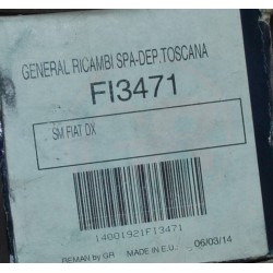 FI3471 GENERAL RICAMBI Semiasse anteriore Dx PEZZO CON RUGGINE FIAT Scudo II